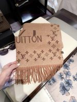 New Customers Only, Limit One. LV2026 New Double-sided Cashmere Scarf ✨ Double Sided Thickened Dark Pattern Can Be Draped Or S haqvn0n8 - Image 4