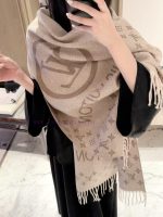 New Customers Only, Limit One. LV2026 New Double-sided Cashmere Scarf ✨ Double Sided Thickened Dark Pattern Can Be Draped Or S haqvn0n8 - Image 7