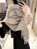 New Customers Only, Limit One. LV2026 New Double-sided Cashmere Scarf ✨ Double Sided Thickened Dark Pattern Can Be Draped Or S 2tk0nuh7