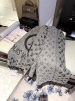 New Customers Only, Limit One. LV2026 New Double-sided Cashmere Scarf ✨ Double Sided Thickened Dark Pattern Can Be Draped Or S 35e6mqec - Image 9