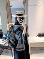 New Customers Only, Limit One. Chanel 2026 New Double Sided Cashmere Scarf | Thickened Version That Can Be Draped Or Wrapped W gznstdl2 - Image 7