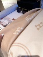 New Customers Only, Limit One. Hermes 2026 New Cashmere Scarf | Thick Cashmere Can Be Draped Or Wrapped And The H-shaped Detai 21spb2nv - Image 4