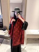 New Customers Only, Limit One. LV2026 New Vintage Cashmere Scarf | Thick Cashmere Can Be Draped Or Wrapped With Exquisite Deta mgimikbg - Image 8
