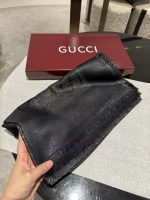 New Customers Only, Limit One. GG Gucci Gold Thread Jacquard Shawl 140 Square Scarf Extremely Dazzling A Must-have For Goddess n6s6k830 - Image 3