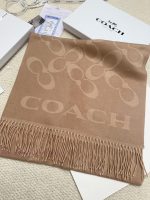 New Customers Only, Limit One. The New Coach Diagonal C Letter Popular Three Color Shawl From Coach Is Also So Beautiful Not O 02s3azd9 - Image 4