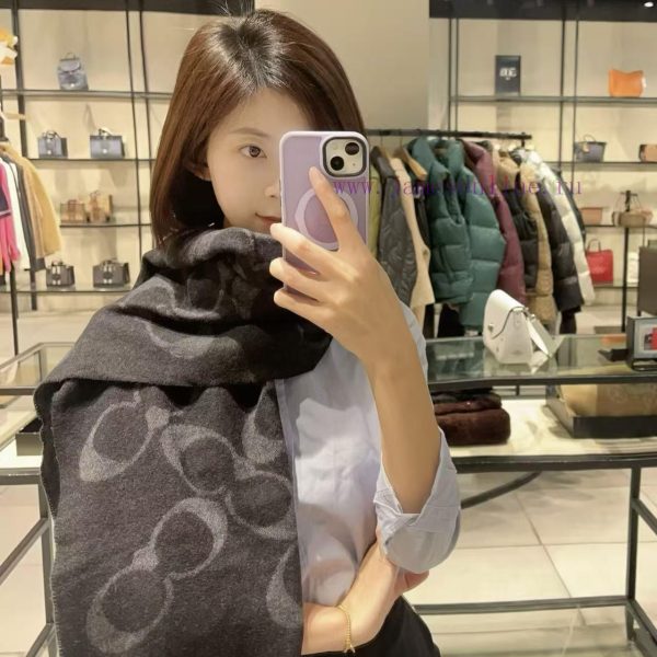 New Customers Only, Limit One. The New Coach Diagonal C Letter Popular Three Color Shawl From Coach Is Also So Beautiful Not O 8rh835zq