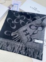 New Customers Only, Limit One. The New Coach Diagonal C Letter Popular Three Color Shawl From Coach Is Also So Beautiful Not O 8rh835zq - Image 5