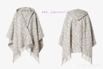 New Customers Only, Limit One. The Fendi Limited Edition Hooded Cape Shawl With A Box Size Of 80 Is Made Of Heavyweight Pure C rfpwis58 - Image 2