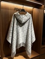 New Customers Only, Limit One. The Fendi Limited Edition Hooded Cape Shawl With A Box Size Of 80 Is Made Of Heavyweight Pure C rfpwis58 - Image 7
