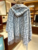 New Customers Only, Limit One. The Fendi Limited Edition Hooded Cape Shawl With A Box Size Of 80 Is Made Of Heavyweight Pure C rfpwis58 - Image 10