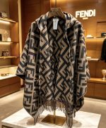 New Customers Only, Limit One. The Fendi Limited Edition Hooded Cape Shawl With A Box Size Of 80 Is Made Of Heavyweight Pure C 2gu30m2p - Image 7