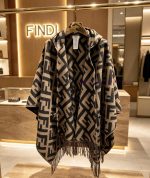 New Customers Only, Limit One. The Fendi Limited Edition Hooded Cape Shawl With A Box Size Of 80 Is Made Of Heavyweight Pure C 2gu30m2p - Image 8