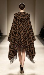 New Customers Only, Limit One. The Fendi Limited Edition Hooded Cape Shawl With A Box Size Of 80 Is Made Of Heavyweight Pure C 2gu30m2p - Image 9