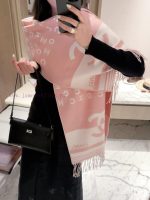 New Customers Only, Limit One. Being Held Tightly By Chanel's Letter Scarf Gentle And Tender ✨Full Width Letter Jacquard With b0wdtqa6 - Image 3