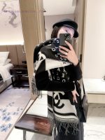 New Customers Only, Limit One. Being Held Tightly By Chanel's Letter Scarf Gentle And Tender ✨Full Width Letter Jacquard With vnkqqywf