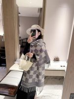 New Customers Only, Limit One. LOEWE Color Contrasting Double Sided Scarf | Autumn And Winter Expensive Atmosphere Surrounding vxomq1nj