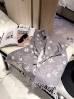 New Customers Only, Limit One. LV Starry Sky Flower Double Sided Scarf ✨ Autumn And Winter Atmosphere CeilingHeavy Duty Floral jw2cd39f - Image 4
