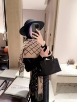 New Customers Only, Limit One. CHANEL's Limited Edition Top Of The Line Cashmere Wool Blend Shawl Is Out Of Stock In Summer. W zy0vjt3z - Image 8