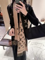New Customers Only, Limit One. LV Old Flower Double Sided Scarf | Autumn And Winter Prestige Artifact ✨Classic Moncler Old Flo 5gymeq5m - Image 5