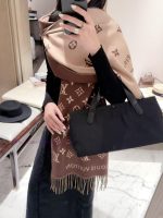 New Customers Only, Limit One. LV Old Flower Double Sided Scarf | Autumn And Winter Prestige Artifact ✨Classic Moncler Old Flo 5gymeq5m - Image 9
