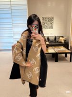 New Customers Only, Limit One. The Thick And Popular Chanel Large Logo Shawl Features A Double-sided Design That Allows For Di tbii17m8