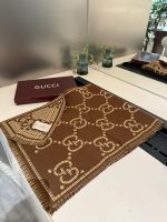 New Customers Only, Limit One. Gucci Style LettersFabric Wool Size 47 * 180Wool And Silk Scarf Decorated With Oversized Design iye8eeil - Image 8