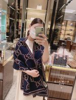 New Customers Only, Limit One. Gucci Style LettersFabric Wool Size 47 * 180Wool And Silk Scarf Decorated With Oversized Design gyr61uot - Image 3