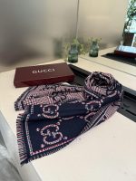 New Customers Only, Limit One. Gucci Style LettersFabric Wool Size 47 * 180Wool And Silk Scarf Decorated With Oversized Design gyr61uot - Image 9