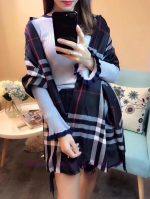 New Customers Only, Limit One. Burberry Tencel Cotton Checkered Scarf With A Good Drape And Excellent Touch Not Too Soft With cqp4e1ys - Image 4