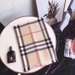 New Customers Only, Limit One. Burberry Tencel Cotton Checkered Scarf With A Good Drape And Excellent Touch Not Too Soft With m6r40f8v - Image 7