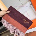 New Customers Only, Limit One. Hermes Double-sided Lambing Wool Scarf With Horse Jacquard Made Of 100% Top-quality Lambing Woo 1ie7z8qe - Image 3