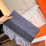 New Customers Only, Limit One. Hermes Double-sided Lambing Wool Scarf With Horse Jacquard Made Of 100% Top-quality Lambing Woo 0v18frg6 - Image 3