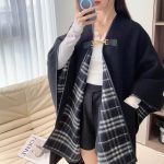 New Customers Only, Limit One. 385 Unpacked Official Website Simultaneous Release Of BURBERY Limited Edition Wool Cape Shawl F 3xfrh59l