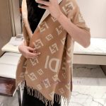 New Customers Only, Limit One. Fendi's New Style Jacquard Scarf Departs From The Old Floral Collection And Adopts A Retro Chec nn6wr127