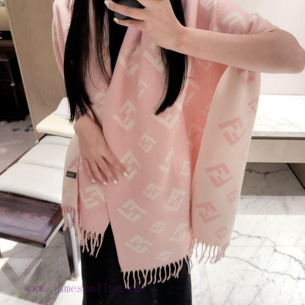 New Customers Only, Limit One. Fendi's New Style Jacquard Scarf Departs From The Old Floral Collection And Adopts A Retro Chec jic9ak70