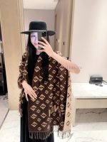 New Customers Only, Limit One. This New Fendi 2026 Cashmere Scarf Features Classic Double F Floral Prints Staggered Sizes Of F xxf8um07 - Image 9