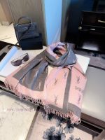 New Customers Only, Limit One. YSL Saint Laurent 2026 New Full Print YSL Logo Cashmere Scarf ✨ Can Be Worn Or Surrounded | Coo hsj4v6di - Image 7
