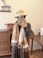New Customers Only, Limit One. Essential Travel Item For 2026 Autumn/winter Collection Popular Scarf And Shawl. No Matter How rvqs24bz - Image 9