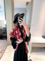 New Customers Only, Limit One. LV Old Flower Triangle Shawl | Early Autumn Elegant Atmosphere Artifact 🍂Who Can Refuse This LV aqzt2h80 - Image 2