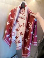 New Customers Only, Limit One. LV Old Flower Triangle Shawl | Early Autumn Elegant Atmosphere Artifact 🍂Who Can Refuse This LV aqzt2h80 - Image 5