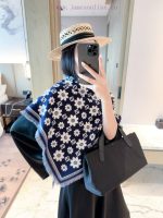 New Customers Only, Limit One. ✨ FENDI Floral Triangle Shawl | Exquisite Atmospheric ArtifactI Found The Soul Accessory For Ea tdsnyn37 - Image 6