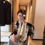 New Customers Only, Limit One. Global Travel ⚠️ Original CD Shawl CD Global Travel Series Dior's Latest Element Large Shawl Bl g13gbzev