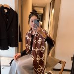 New Customers Only, Limit One. 📦✨✨ Gucci Goods 140 ✖️ 140 Generous Scarves New GUCCI Classic Two Tone New Release 💋 The Most C eejha1j6