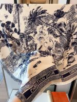 New Customers Only, Limit One. Up New ❤️  𝐃𝐈𝐎𝐑 Early Spring New Collection "Ruyi Cong Hand Drawn Square Towel"size140 ✖️ 140 D j2ijg9bb - Image 5