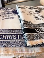 New Customers Only, Limit One. Up New ❤️  𝐃𝐈𝐎𝐑 Early Spring New Collection "Ruyi Cong Hand Drawn Square Towel"size140 ✖️ 140 D j2ijg9bb - Image 10