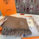 New Customers Only, Limit One. Hermes' Rare Gentle Color Scheme Low-key Yet Elegant ❗  Key Recommendations ❗ Wool Double-sided o0xvdb11 - Image 3