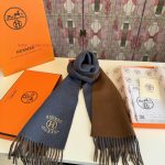 New Customers Only, Limit One. Hermes' Rare Gentle Color Scheme Low-key Yet Elegant ❗  Key Recommendations ❗ Wool Double-sided rnwznpm3 - Image 9