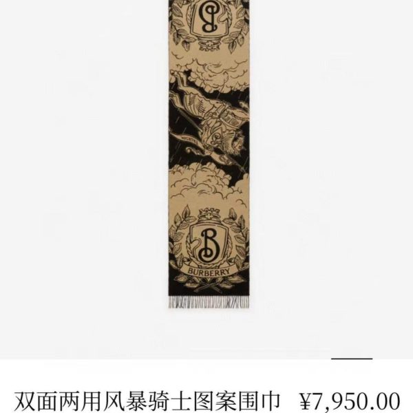 New Customers Only, Limit One. The Burberry Warrior Knight Double-sided Shawl With Various Beautiful Designs Is Hailed As Burb qvwt4wth