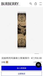 New Customers Only, Limit One. The Burberry Warrior Knight Double-sided Shawl With Various Beautiful Designs Is Hailed As Burb qvwt4wth - Image 2