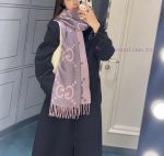 New Customers Only, Limit One. 𝐆𝐮𝐜𝐜𝐢 New Large G Double SidedSize45 * 200cm 100% WoolGucci Is Rare For Its Super Large Weight xmw4hyaz